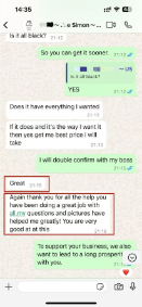 Customer testimonial