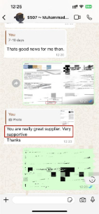 Customer testimonial